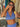 Fizz Ring Detail Triangle Bikini Top - Azure Stripes Fizz Ring Detail Triangle Bikini Top - Azure Stripes
