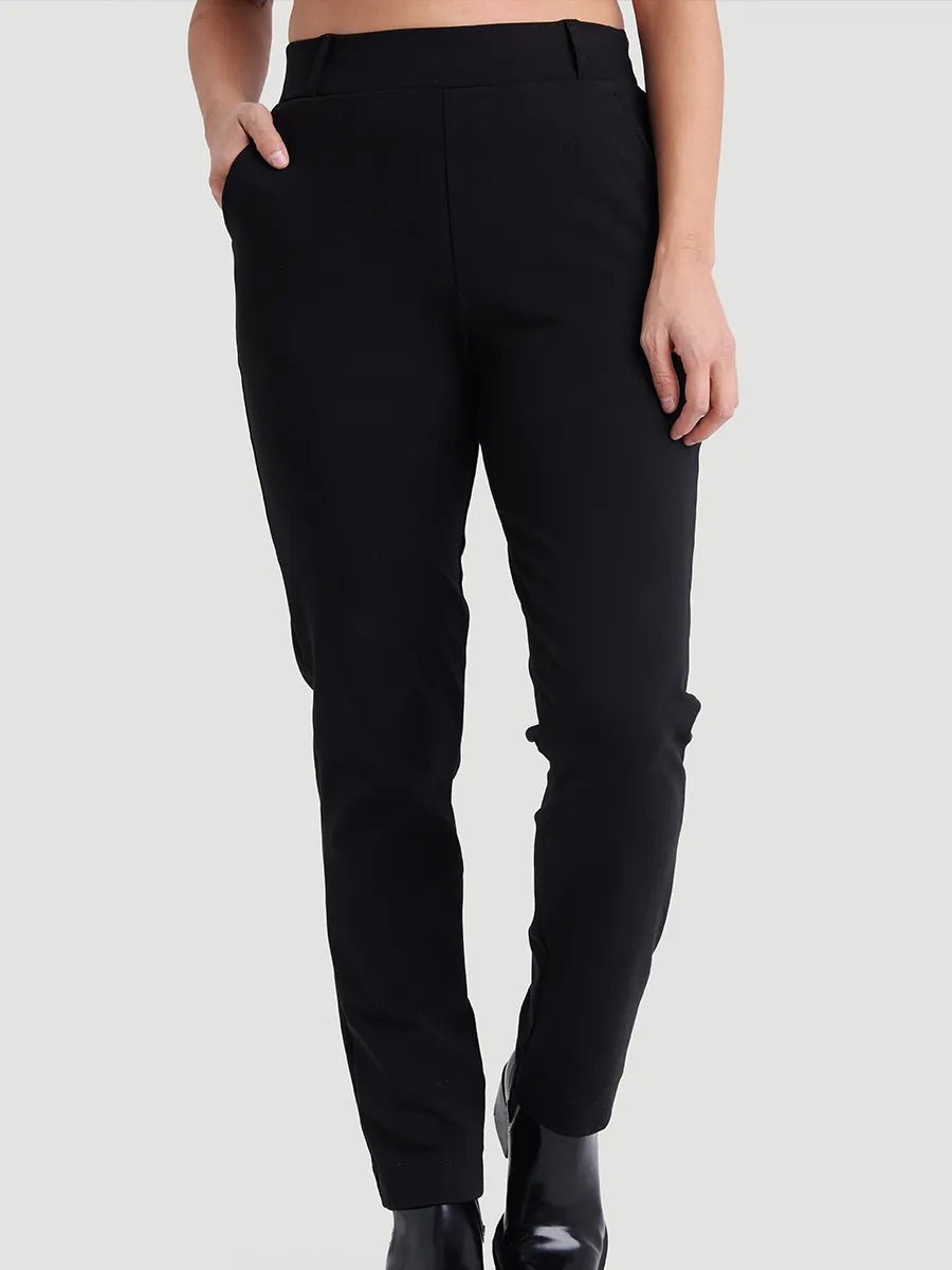 Pantalon, jambes larges et droites marine Ulla Popken | La Redoute