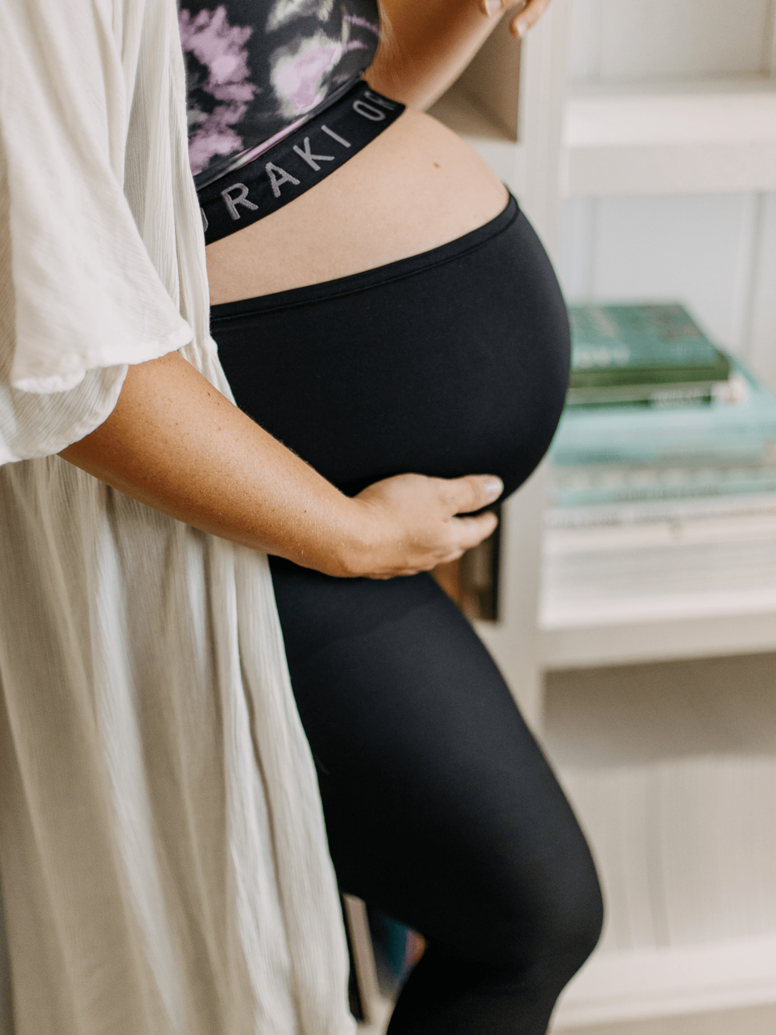 Emama Maternity Leggings - Olive - Full Length, emamaco