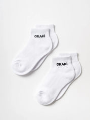 Bas court ORAKI paquet de 2 - Blanc