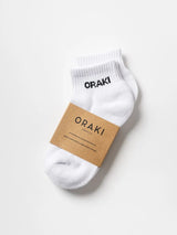 ORAKI Short Socks, 2-Pack - White