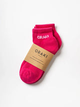 ORAKI Short Socks, 2-Pack -  Pop Pink