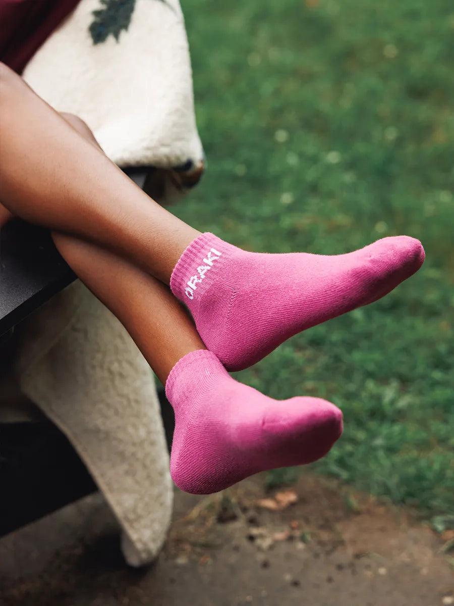 Bas court ORAKI paquet de 2 - Vieux Rose