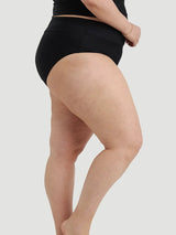 Bas de bikini taille haute Palma - Noir