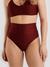 Monarque Textured High-Rise Bikini Bottom - Porto