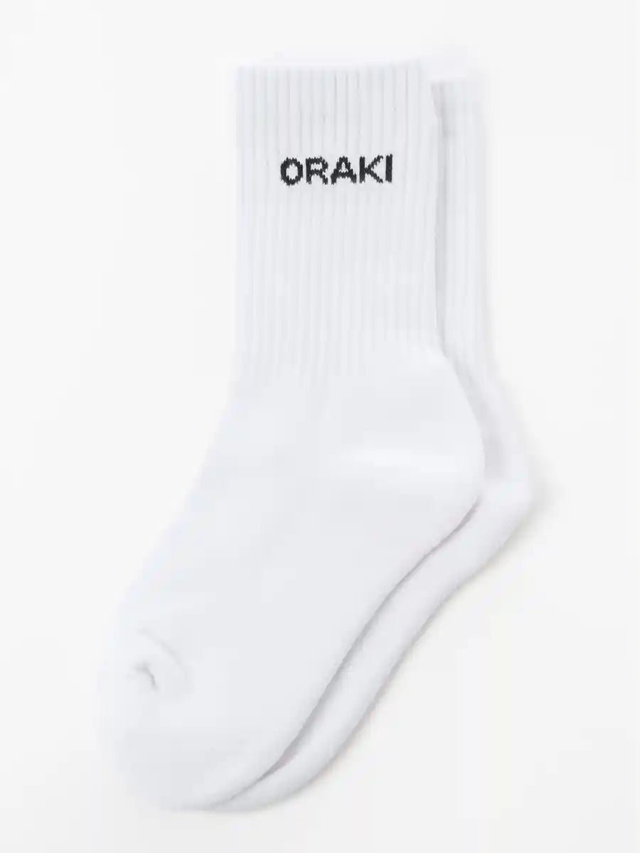 Bas ORAKI blanc paquet de 2