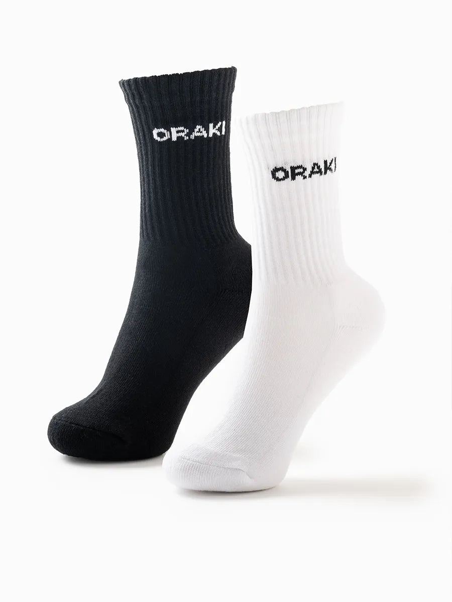 Bas ORAKI paquet de 2 - Noir + Blanc