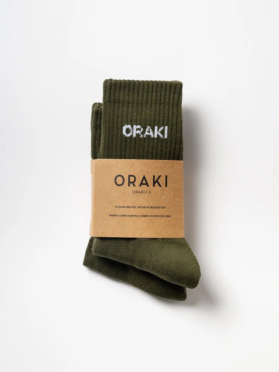 Bas ORAKI paquet de 2 - Dark Kaki