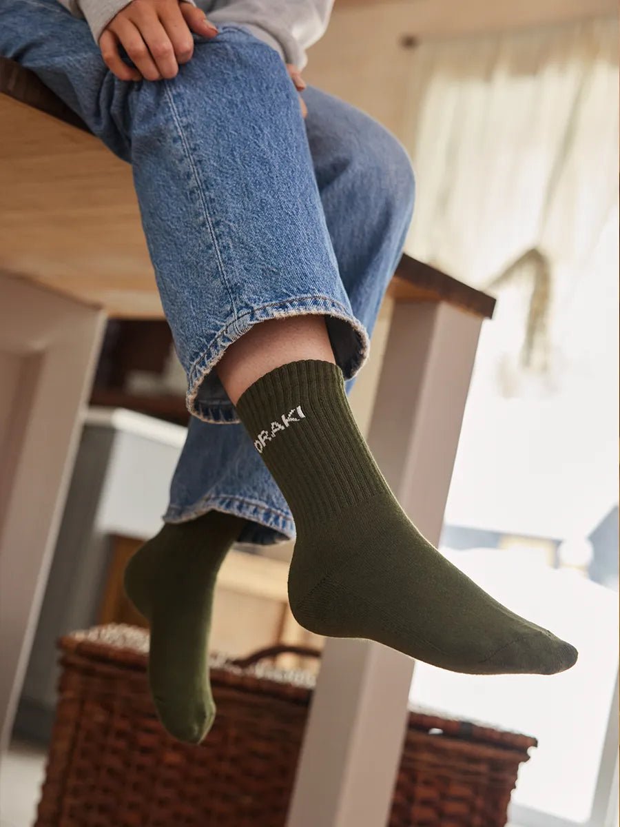 Bas ORAKI paquet de 2 - Dark Kaki