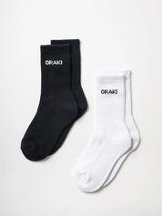 Bas ORAKI paquet de 2 - Noir + Blanc