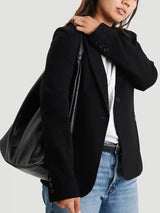 Fitted Blazer - Black