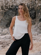Camisole à col rond SoftTouch - Gris pâle chiné