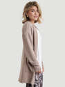 Cardigan Femme Léger à Fermeture éclair - Manches Longues, Col Montant - Tricot Doux, Coupe Décontractée - Printemps/automne - 1