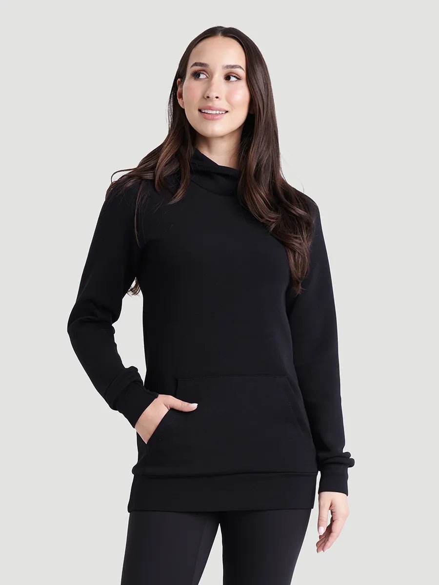 Chandail à capuchon classique Modaluxe - Noir