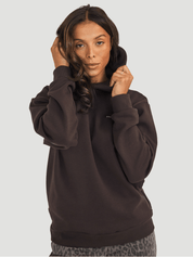 Chandail à capuchon Fleece Feel Good - Cacao