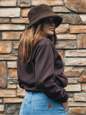 Chandail à capuchon Fleece Feel Good - Cacao