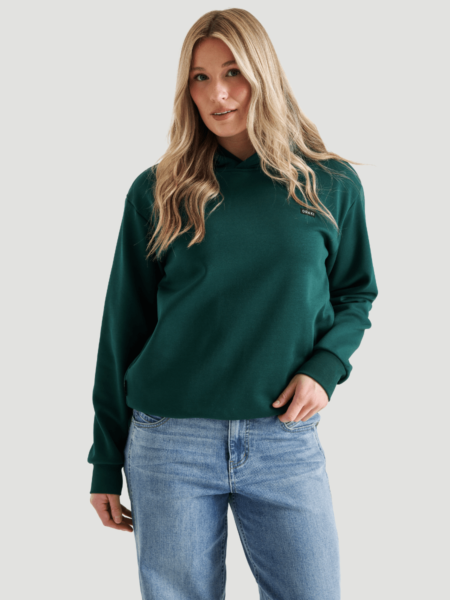 Chandail à capuchon Fleece Feel Good - Pine