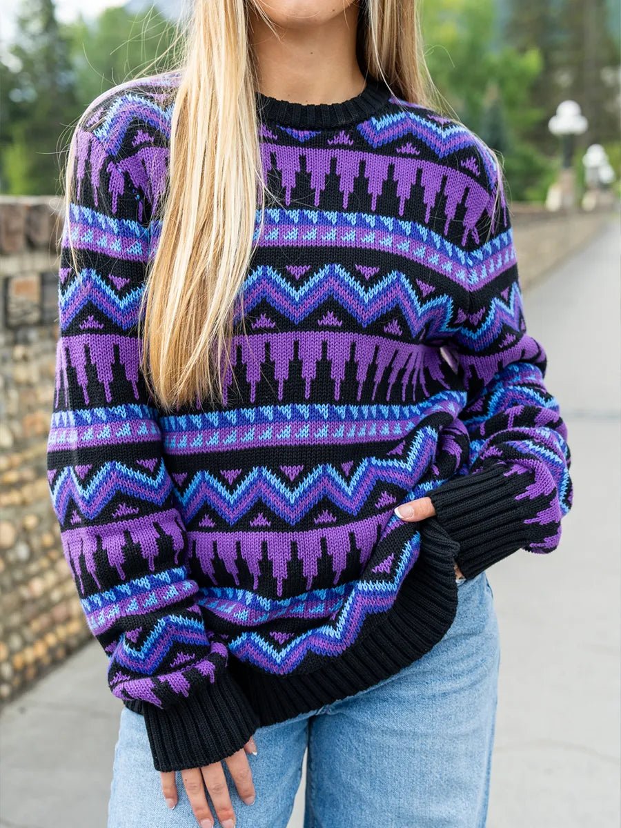 Chandail à col rond tricoté - Nomade