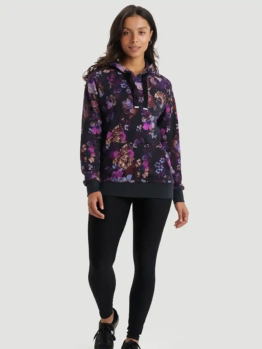 Chandail classique à capuchon terry stretch - Orelia