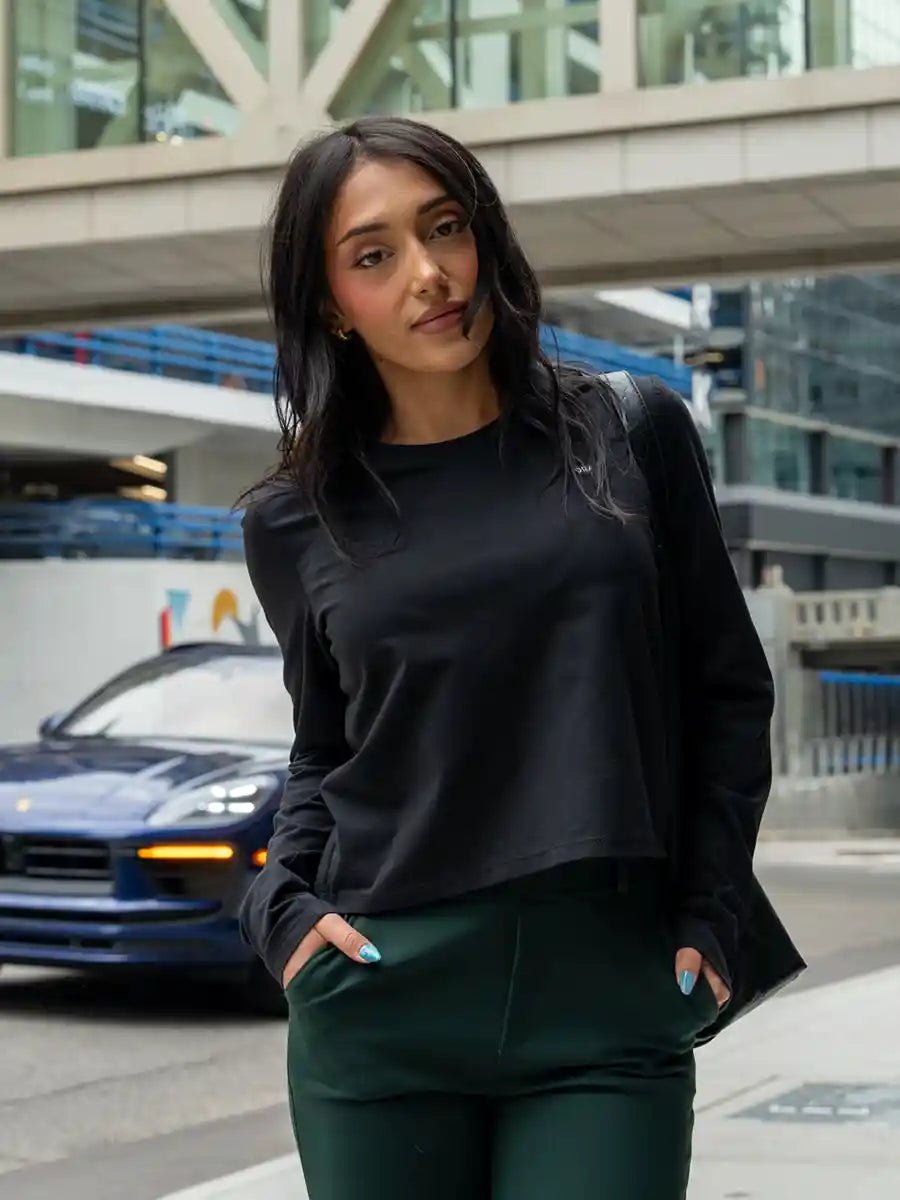 La modèle porte la taille S | The model is wearing size S