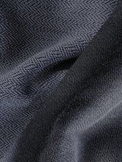 Chandail demi - zip cordon à la taille en Chevron texturé - Coastal
