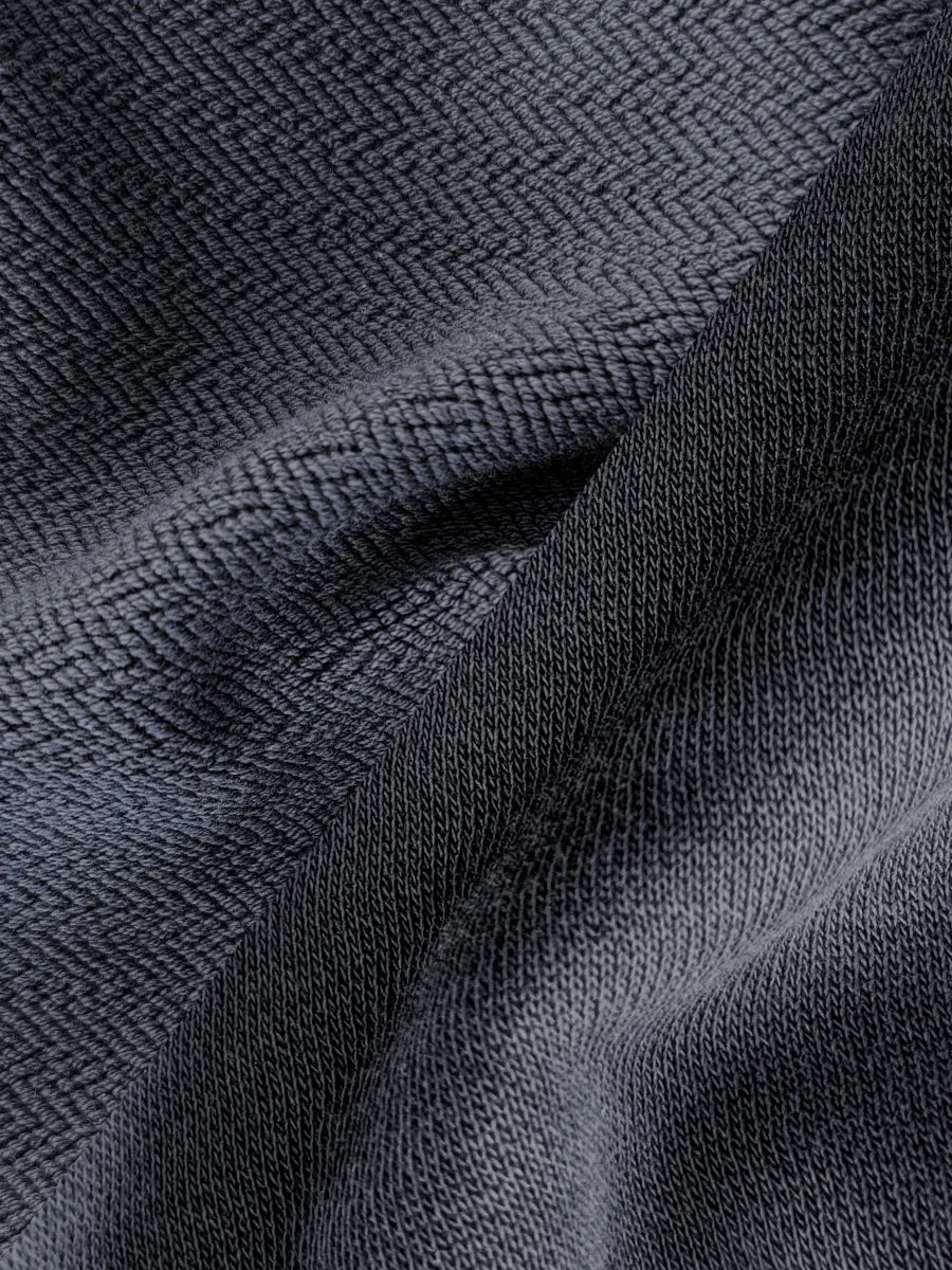 Chandail demi - zip cordon à la taille en Chevron texturé - Coastal