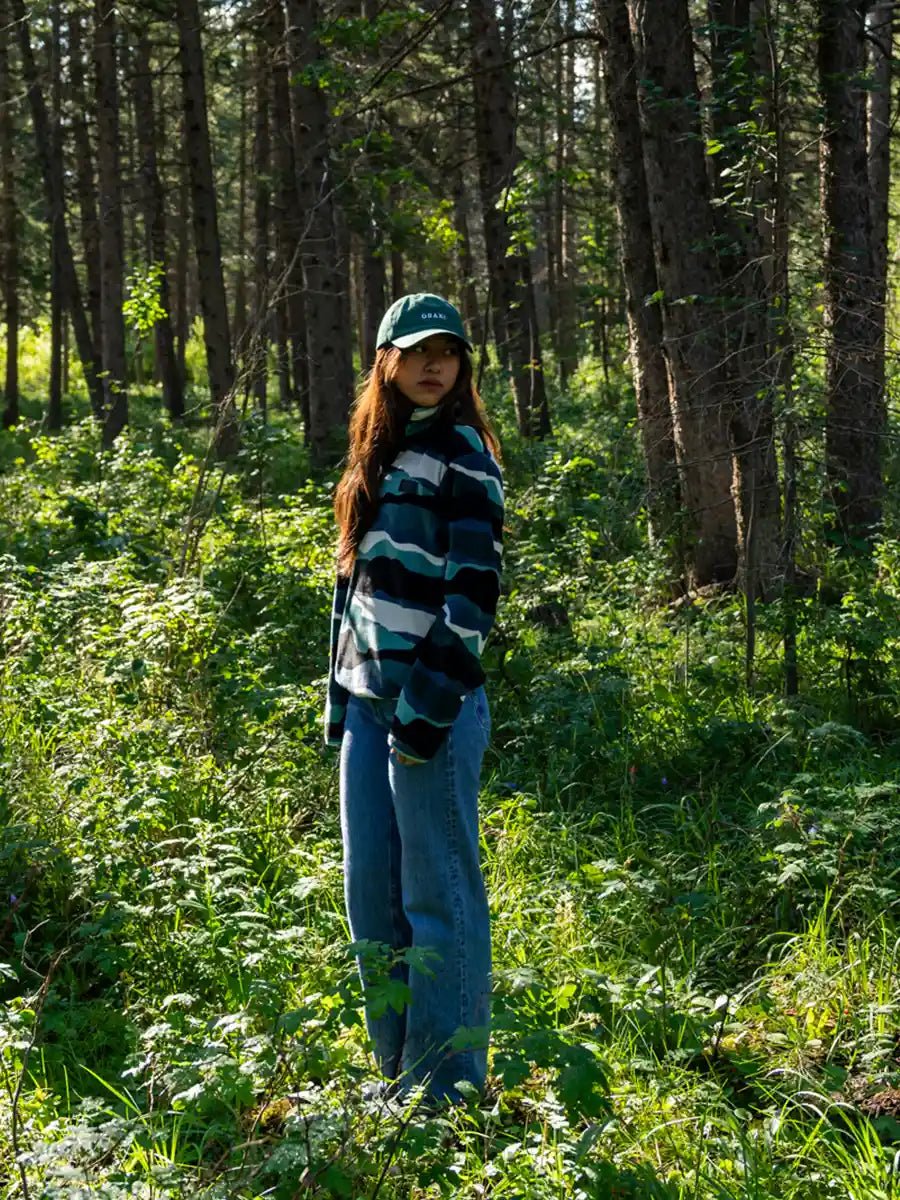 Chandail demi - zip polaire roadtrip - Chic - Choc