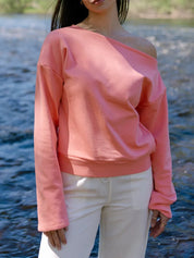 Chandail épaule dévoilée Terry Stretch - Cosmopolitan