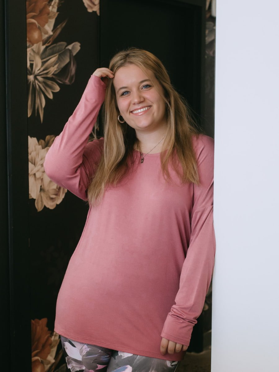 Laurence porte la taille L | Laurence is wearing size L