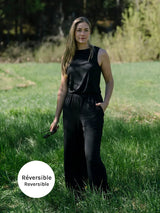 Combinaison à jambes larges Ste-Luce SoftTouch - Noir