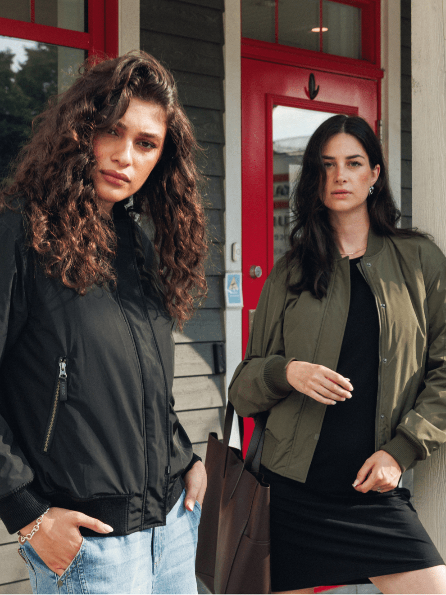 Le Bomber doublé - Olive militaire