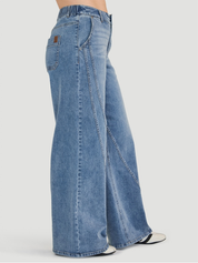 Le jean jambes larges ZOE - Saint-Laurent