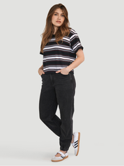 Le jean jogger NORA - Noir délavé