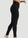 Legging classique taille haute croisée Ecocurve - Noir