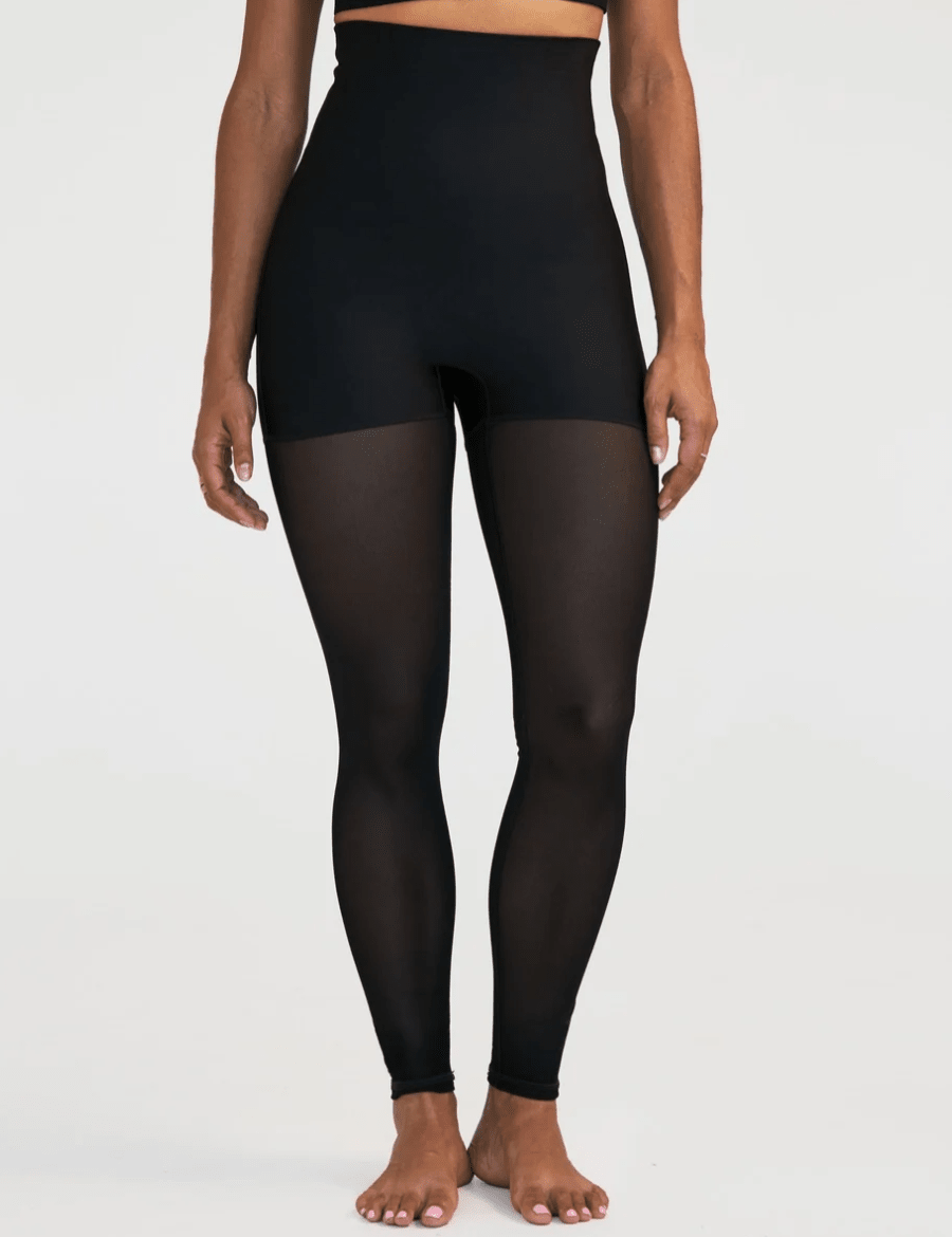 Legging collant sculptant ultra taille haute Ecomove - Noir