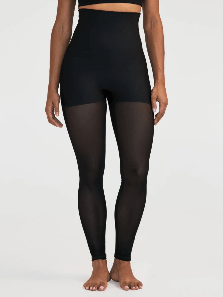 Legging collant sculptant ultra taille haute Ecomove - Noir