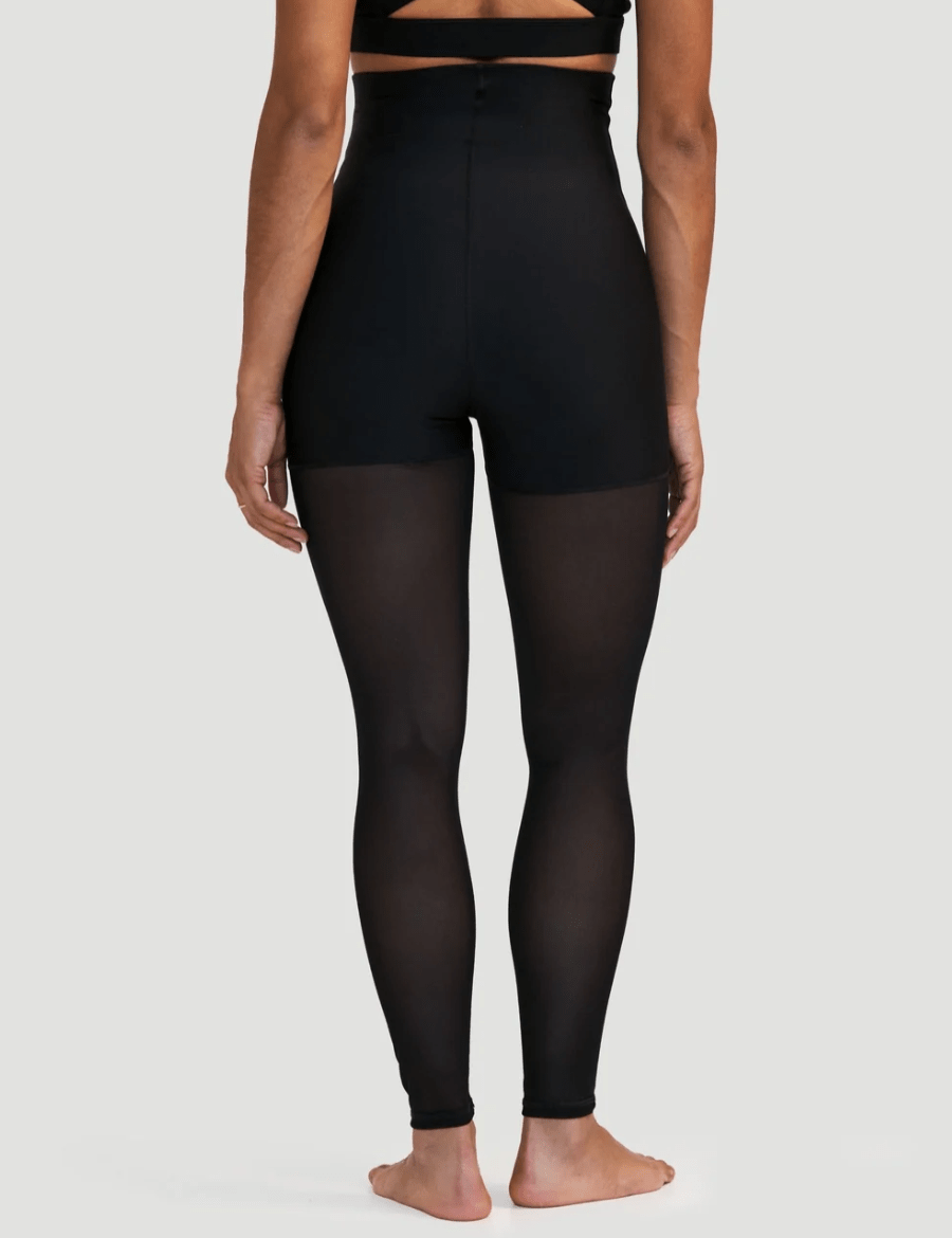 Legging collant sculptant ultra taille haute Ecomove - Noir