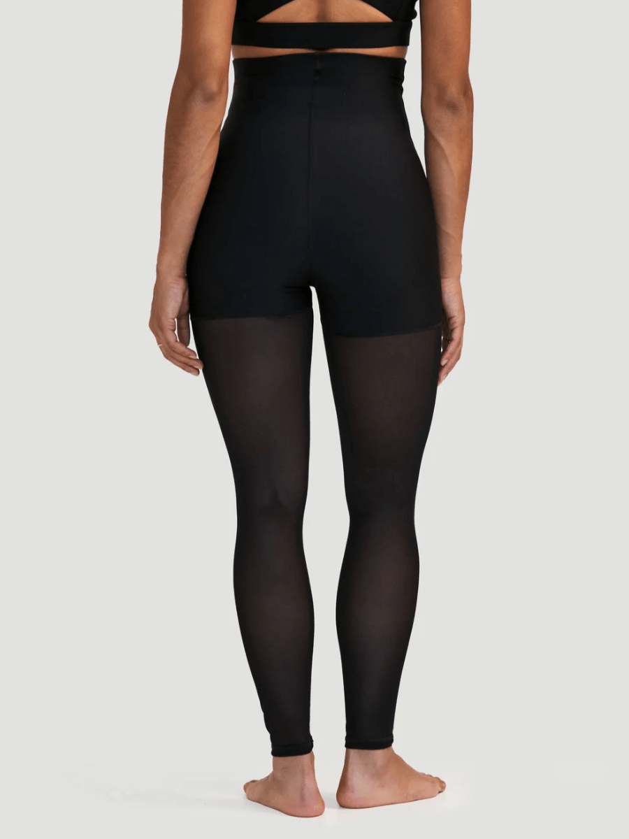 Legging collant sculptant ultra taille haute Ecomove - Noir