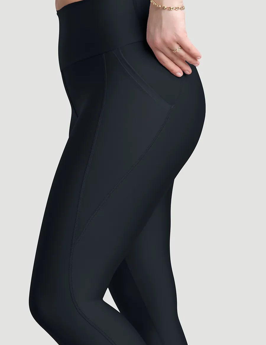 Legging taille haute avec poches Ecomove - Noir