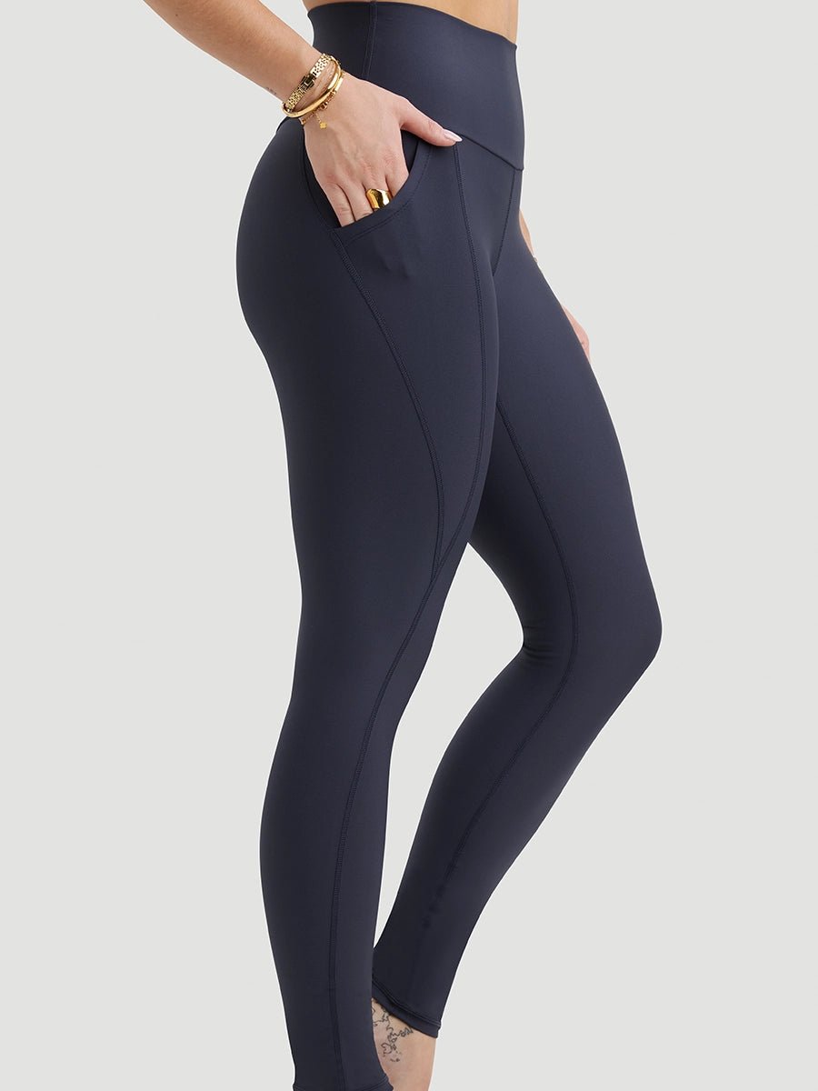 Legging Taille Haute avec Poches Ecomove - Océan