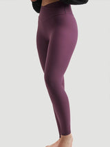 Legging taille haute croisée Ecocurve - Prune clair