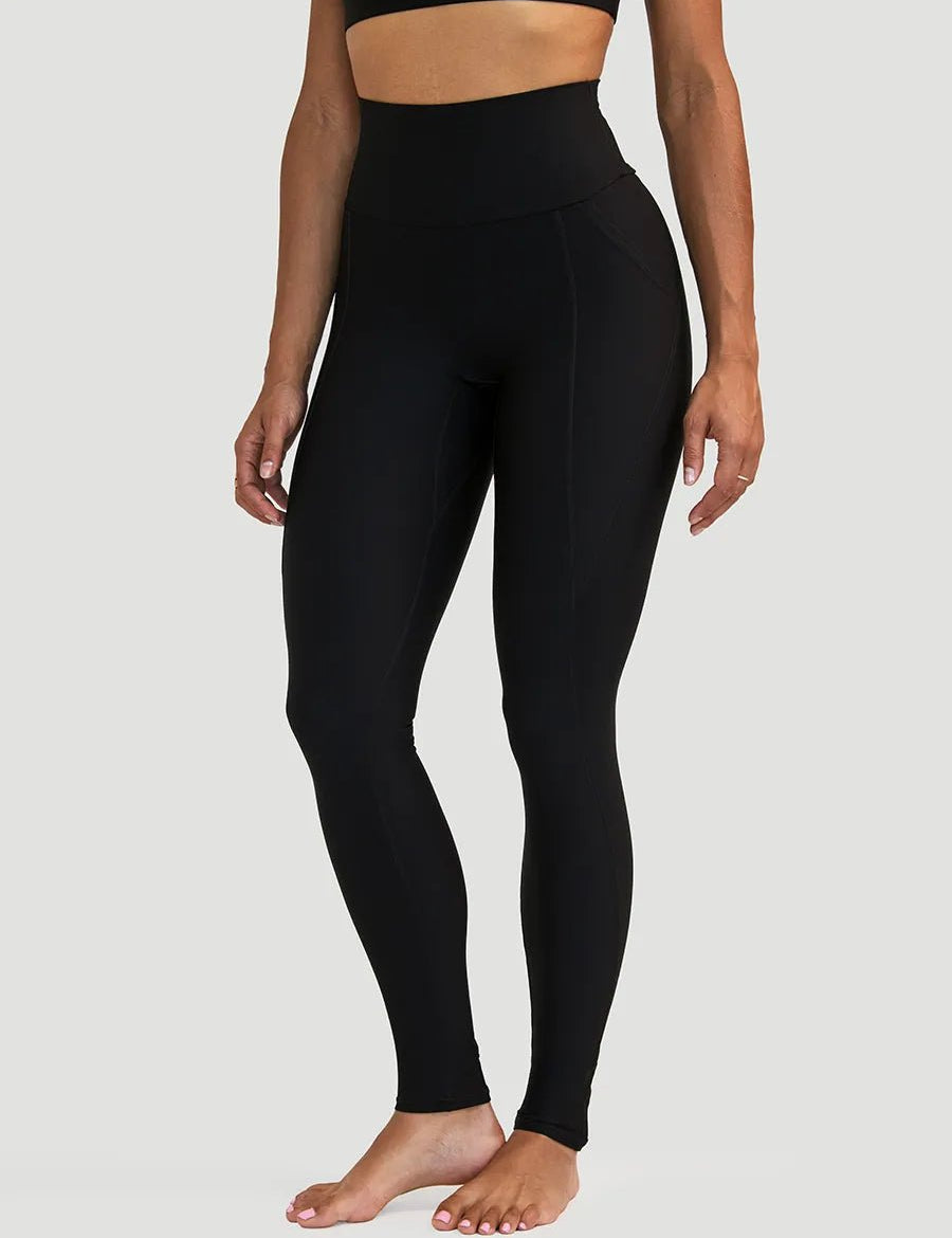 Legging taille haute Ecomove avec poches - Noir