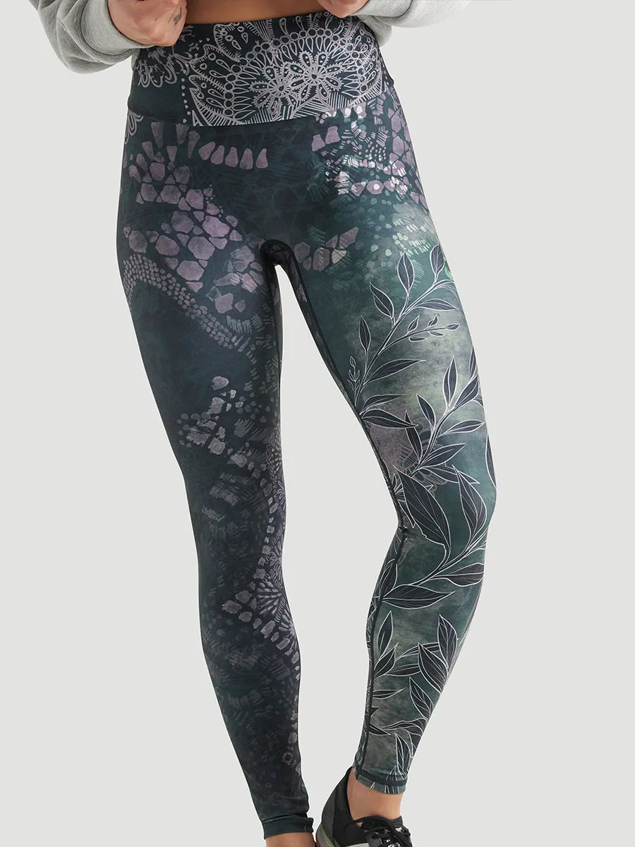 Legging taille haute Ecomove - Dentelle sauvage