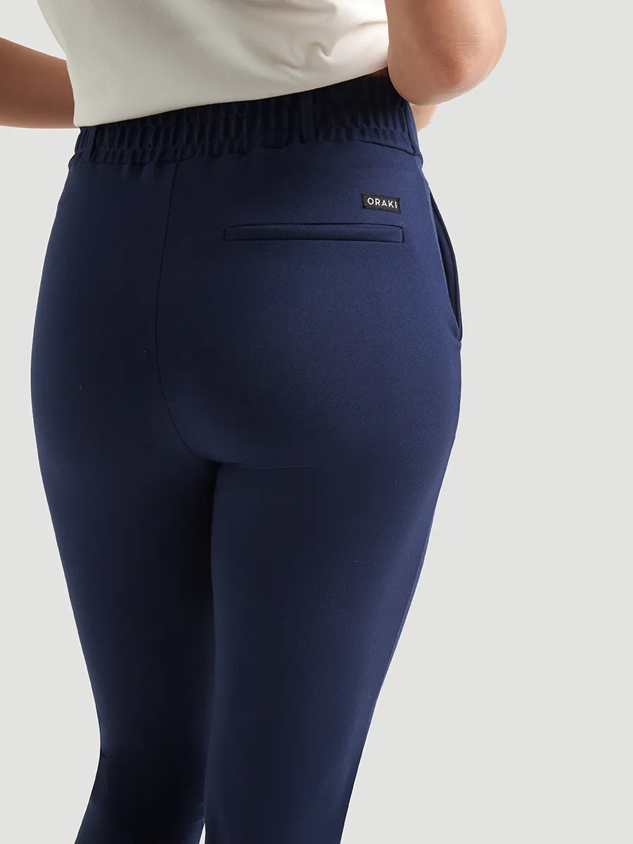 Pantalon à jambes étroites Ponte Contour - Marine