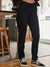 Pantalon à jambes étroites Ponte Contour - Noir