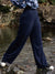 Prestige Ponte Wide-Leg Pants - Navy