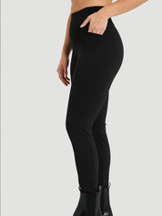 Pantalon Jegging avec taille élastique - Noir