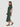 Robe longue manches courtes à col rond Lovely - Pin doux