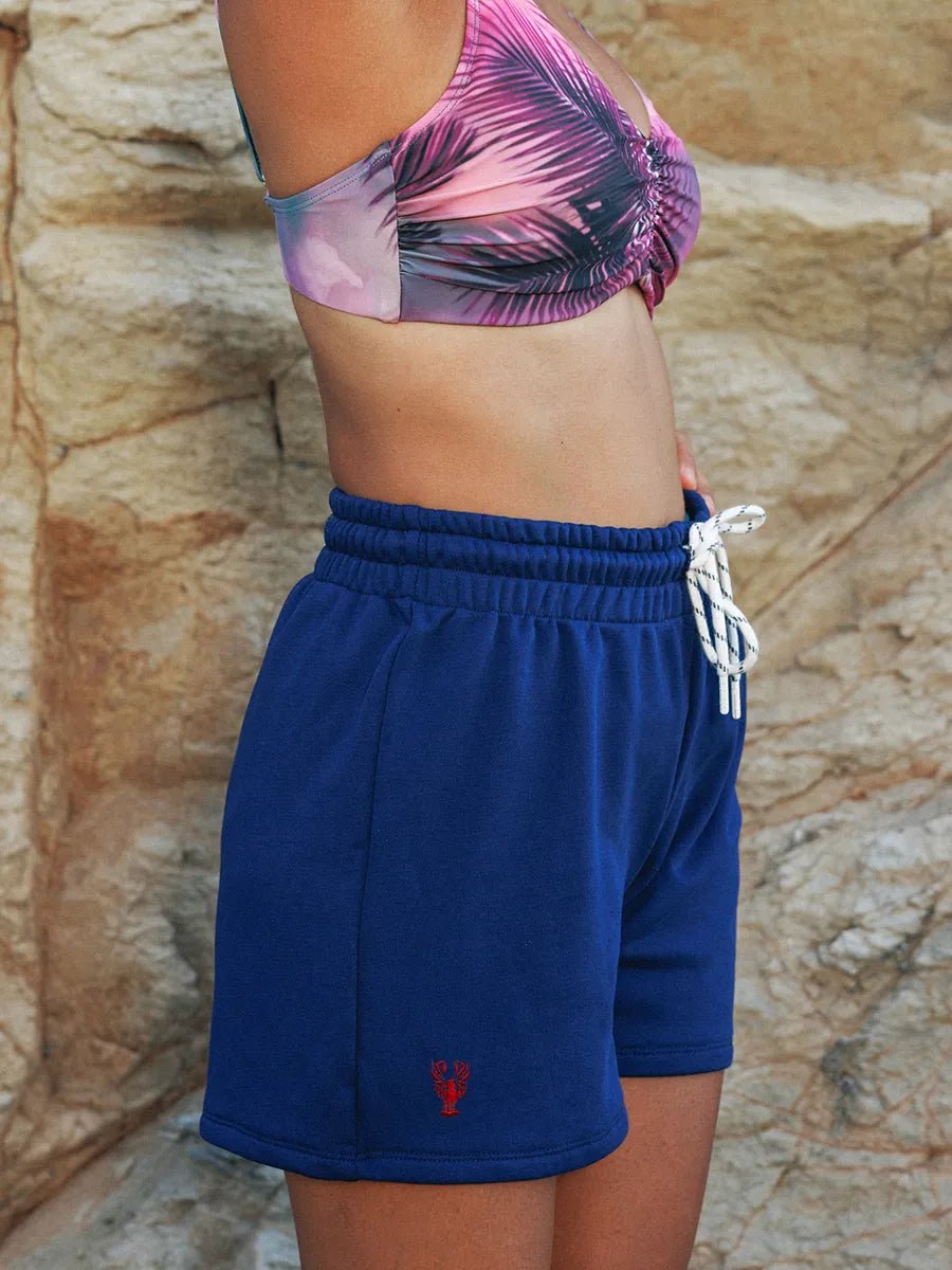 Short décontracté Terry stretch - Encre