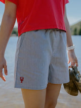 Short d'été - Rayures marine